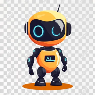 Orange and Black AI Robot with Headphones - Adorable Tech Logo PNG Orange and Black AI Robot with Headphones - Adorable Tech Logo PNG