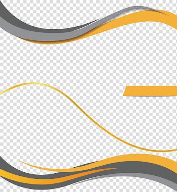 Orange and black frame template, Irregular curve background transparent background PNG clipart