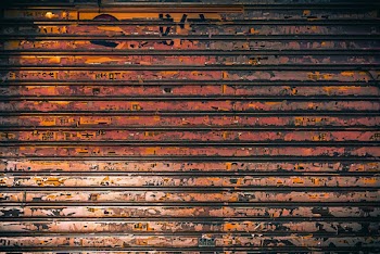 Orange and Gray Abstract Art
