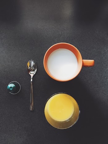 Orange And Milk Drink