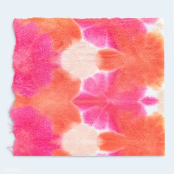 Orange and pink shibori patterned background | Free  psd mockup - 2351970