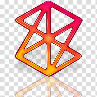 Orange and red abstract illustration transparent background PNG clipart