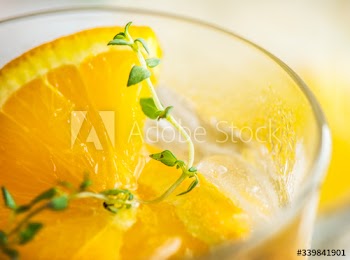 Orange and thyme infused water recipe