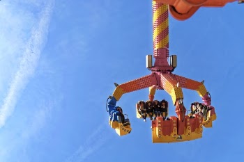 Orange and Yellow Carnival Ride-on