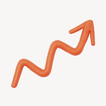 Orange arrow, clay texture shape | Free Photo - rawpixel