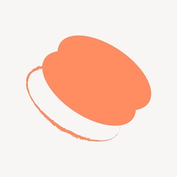 Orange badge collage element vector | Free Vector - rawpixel