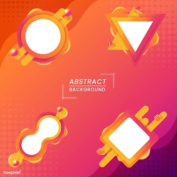 Orange badge set | Free stock vector - 843278