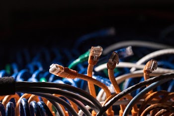Orange & Blue Green Wires