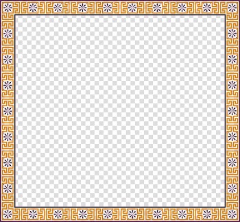Orange Board game, Orange frame transparent background PNG clipart
