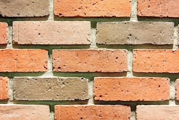 Orange brick wall textured wallpaper vector | Free stock vector - 539588