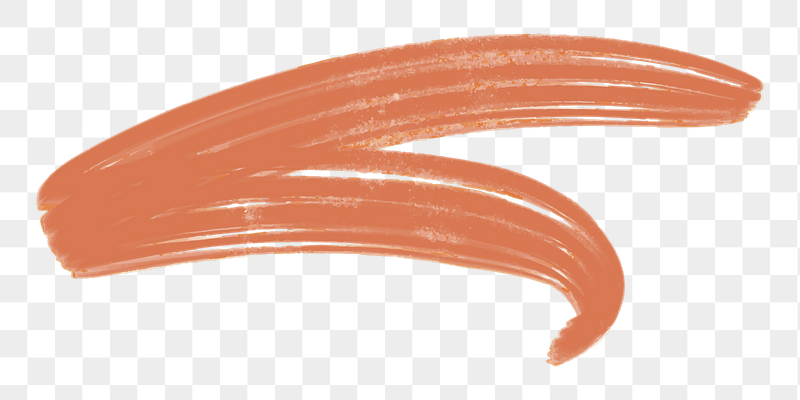 Orange brush stroke png sticker, | Free PNG Illustration - rawpixel