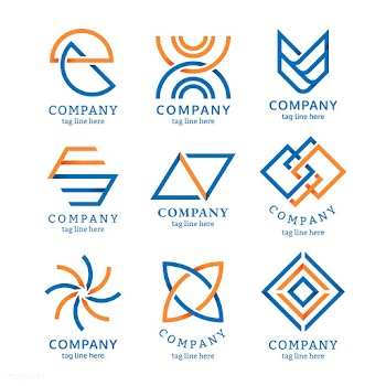 Orange business logo set | Free stock vector - 581862
