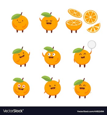orange cartoon character