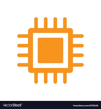 orange chip icon or logo