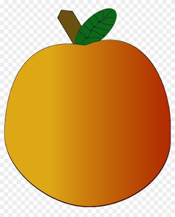 Orange Clip Art At Clker Com Vector Online Royalty - Nectarine Clipart