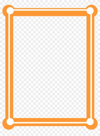 Orange Clipart Picture Frame - Orange Borders And Frames