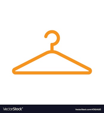 orange clothes hanger