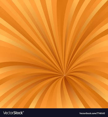 Orange color abstract burst design background vector image