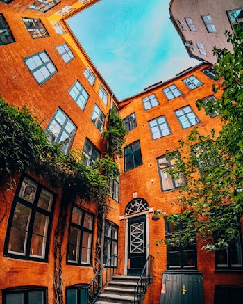 Orange Concrete Buiding