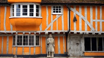 Orange Concrete Building