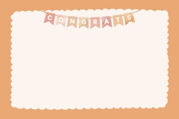Orange congrats banner frame background, | Free Vector - rawpixel