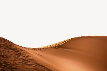 Orange desert landscape border, nature | Free PSD - rawpixel