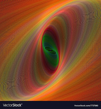 Orange ellipse design background vector image