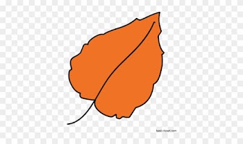 Orange Fall Leaf, Free Clip Art - Clip Art