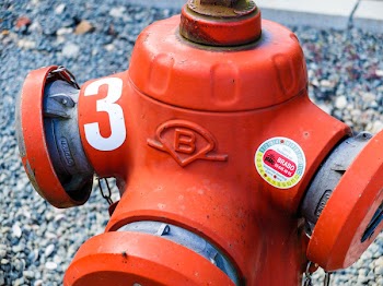 Orange Fire Hydrant