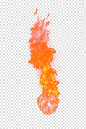 Orange fire illustration, Flame Fire, Fireball burning transparent background PNG clipart