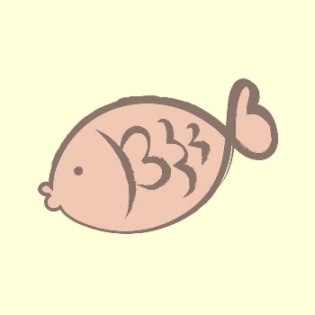 Orange fish sticker, pastel doodle | Free Vector Illustration - rawpixel