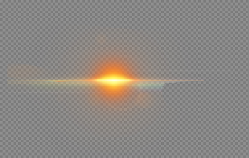 Orange Flare Download Transparent PNG Image