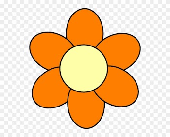 Orange Flower Clip Art - Flowers Clip Art Orange