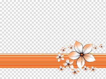 Orange flowers art, Microsoft PowerPoint Desktop Slide show Presentation Ppt, powerpoint frame transparent background PNG clipart