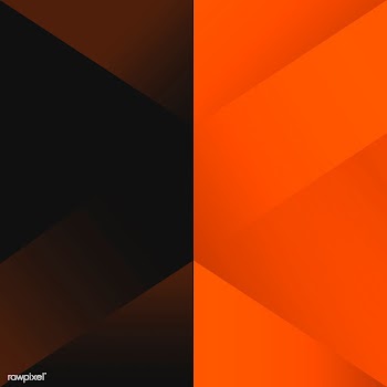Orange geometrical background design vector | Free stock vector - 533120