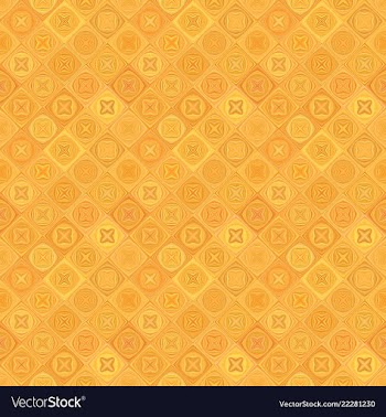 Orange geometrical diagonal tile mosaic pattern vector image