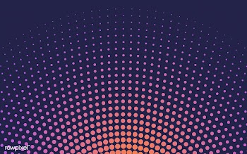 Orange gradient halftone background vector | Free stock vector - 523572