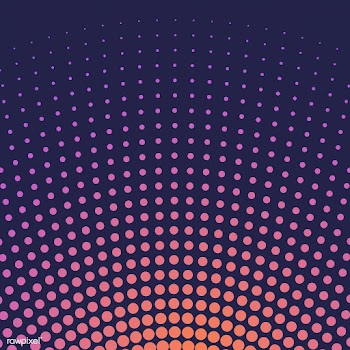 Orange gradient halftone background vector | Free stock vector - 523583