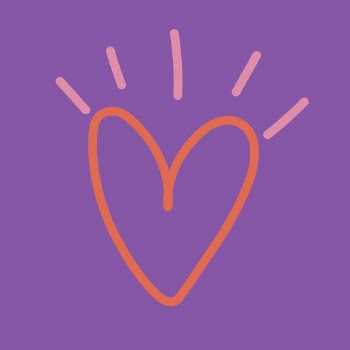Orange heart doodle sticker, cute | Free Vector - rawpixel
