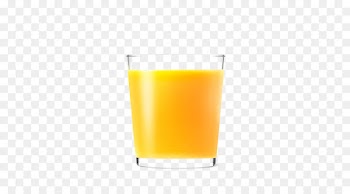 Orange juice - Glass of orange juice vector image 