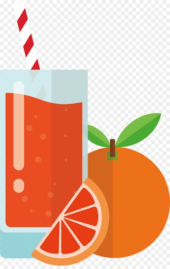 Orange juice Grapefruit juice Pomegranate juice - Orange juice vector 