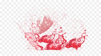 Orange juice Grapefruit juice - Red juice splash effect 