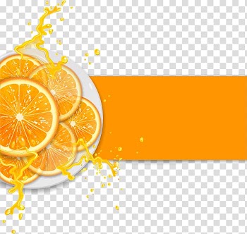 Orange juice Illustration, Fresh lemon orange fruit material transparent background PNG clipart