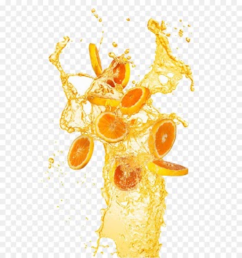 Orange juice Illustration - Nice splash of orange juice 
