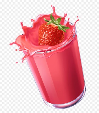 Orange juice Milkshake Soft drink Smoothie - Food ice cream pattern vector,Strawberry juice 