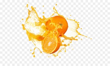 Orange juice Punch Stock photography - Oranges and orange juice splash collision 