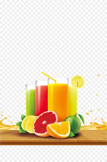 Orange juice Soft drink Strawberry juice - fresh juice 