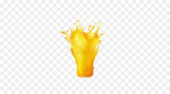 Orange juice Tomato juice - A cup of freshly squeezed orange juice splash effect 