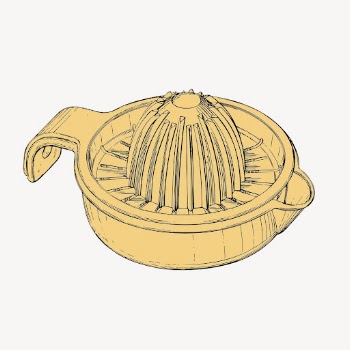 Orange juicer clipart, color drawing | Free Vector - rawpixel