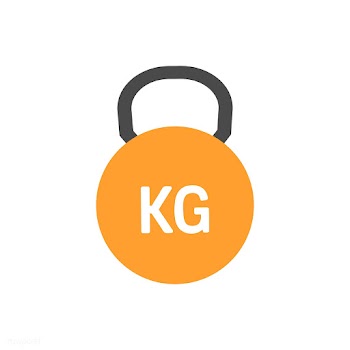 Orange kettlebell icon graphic illustration | Free stock vector - 429442